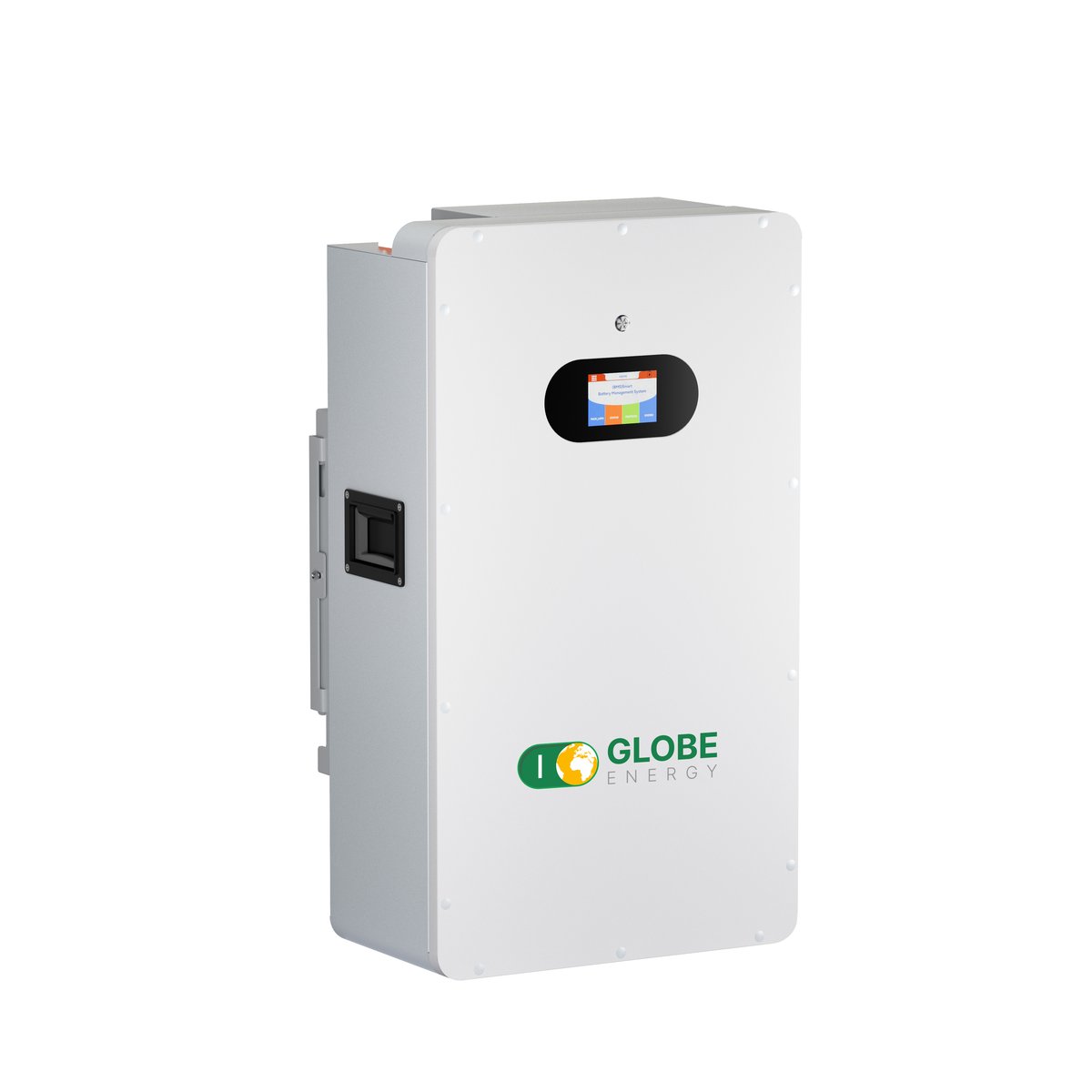 Globe Energy hjemmebatteri – side med bærehåndtak